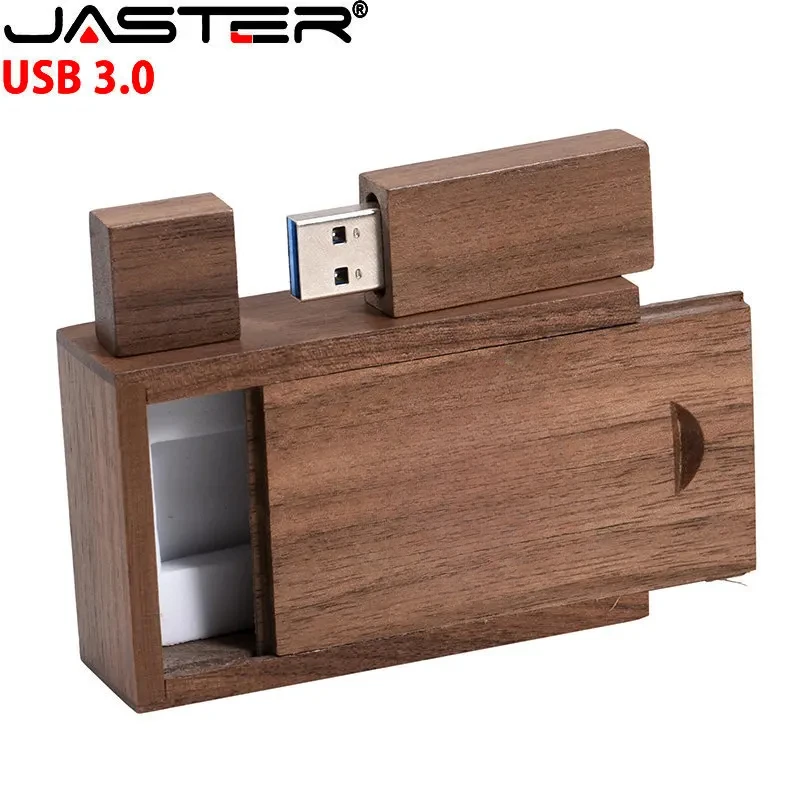 Photography Of Memories - JASTER USB 3.0 フラッシュドライブ木製ボックス付き 128 ギガバイト高速ペンドライブ