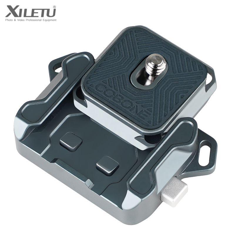 Camera Cage Baseplate - XILETU クイックリリースプレート ショルダーストラップベース カメラスリング クイックアダプター 富士フイルム