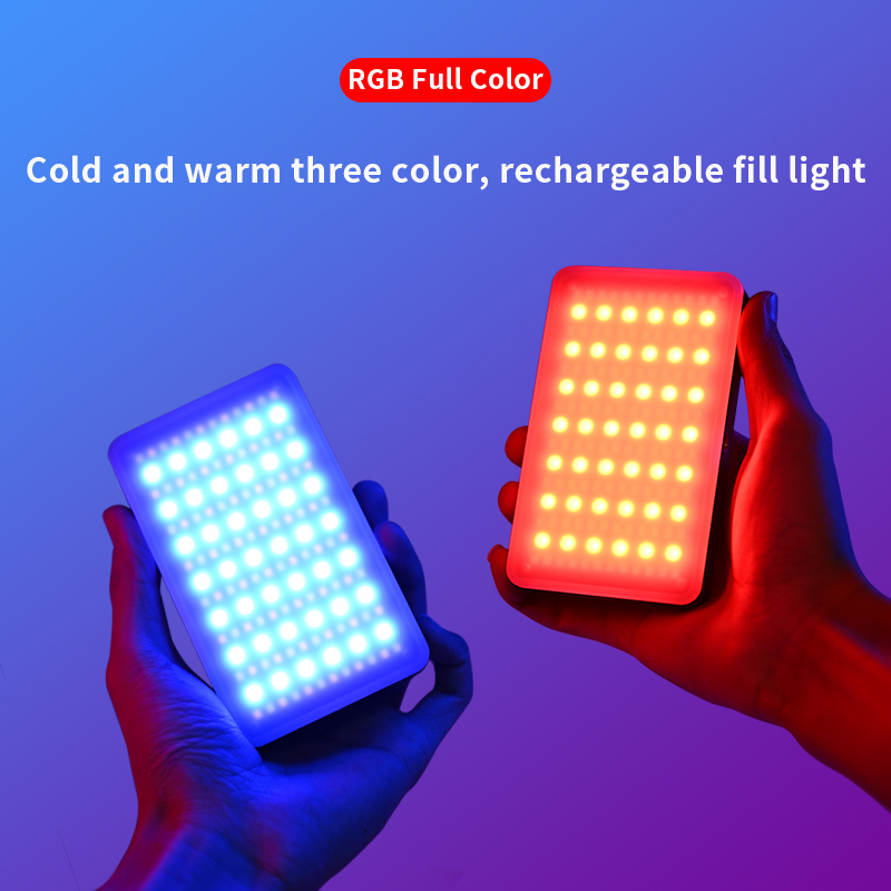 Photography Umbrella Lights - RGB ビデオライトポータブル LED カメラライトパネルフルカラー充電式 DSLR 照明