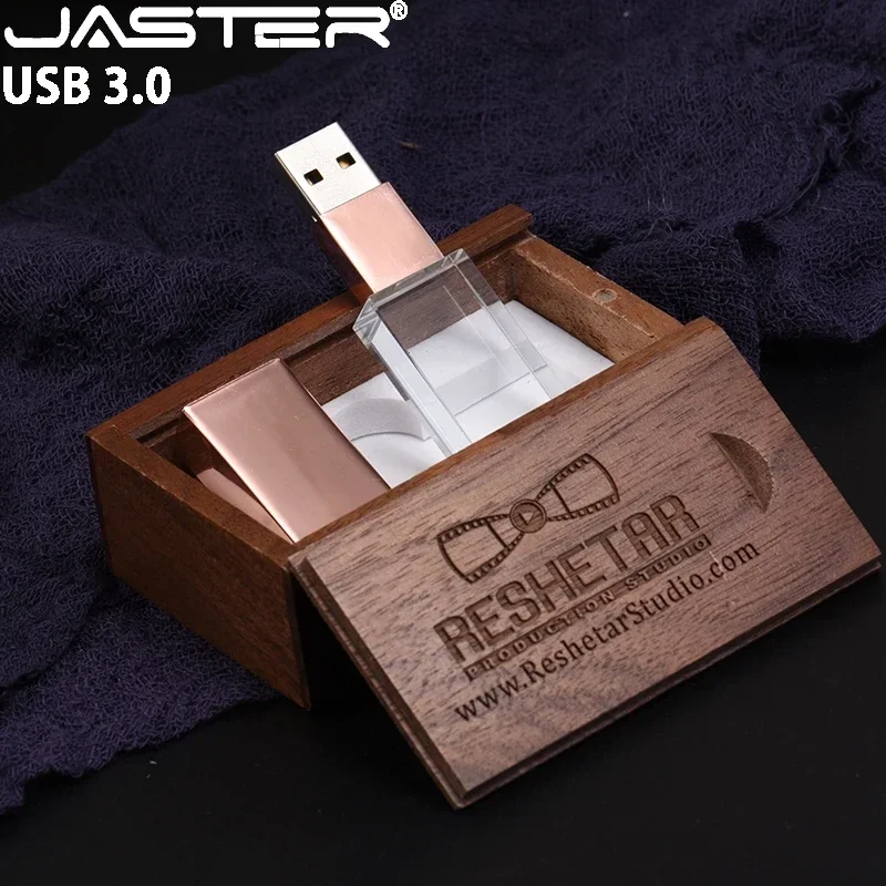 Photography Of Memories - クリエイティブな写真撮影用ウェディングギフト USB 3.0 フラッシュドライブ 128GB 木製ボックス