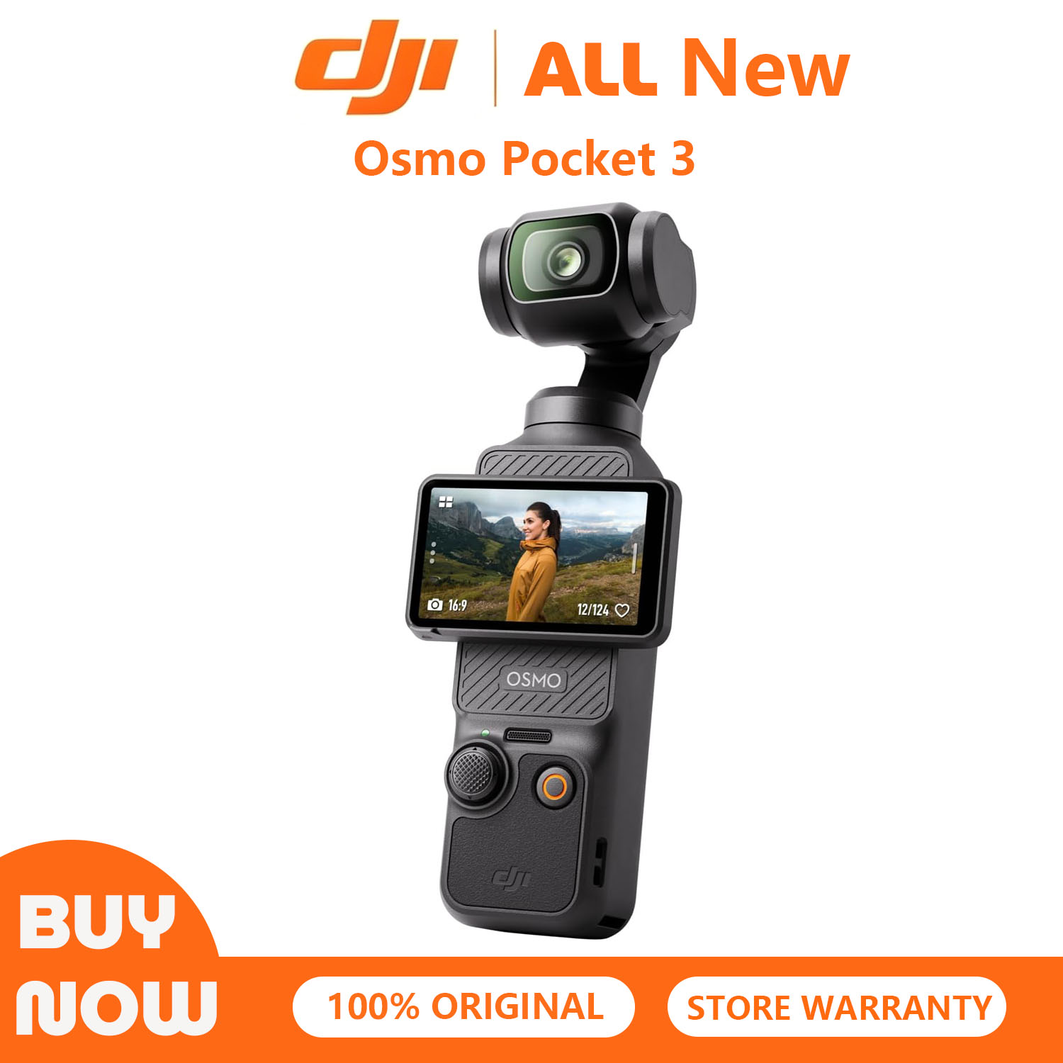 Photography Term - DJI Osmo Pocket 3 ブロギングカメラ、1インチCMOSセンサー搭載、4K/120fps動画、3軸安定化、高速フォーカス、スポットライトフォロー、2インチ回転式タッチスクリーン、写真撮影・Vlog用ビデオカメラ