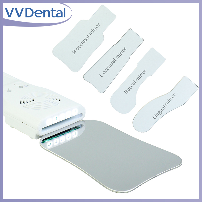 Photography Yellow Light - VVDental ステンレス鋼歯科用曇り止めミラーセット LED ライト付き矯正用反射鏡曇りのない口腔内写真撮影