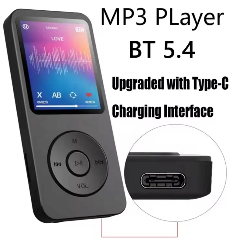 Photograph Mp3 - スポーツミニMP3プレーヤー 1.8インチスクリーン ウォークマン HIFI ブルートゥース5.4 ポータブルウォークマン