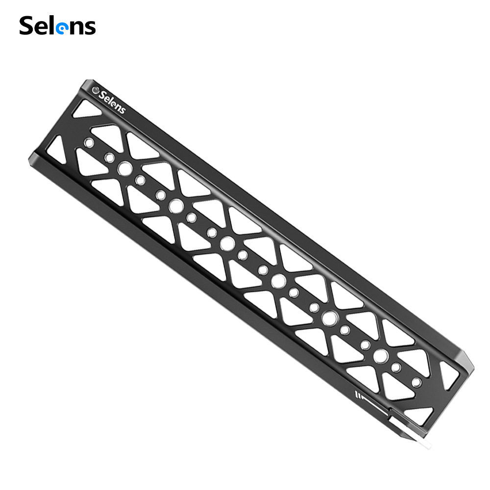 Camera Cage Baseplate - Selens 8/10/12インチ アルミ合金 クイックリリース ダブテールプレート ベースプレート