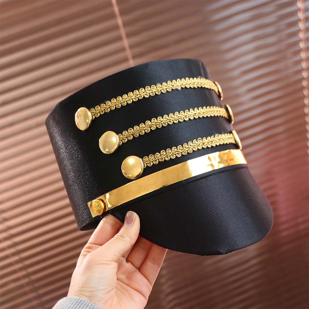Photography Major - ハットナッツクラッカーズマーチングバンドの帽子 コスプレショー 肌に優しい ドラムメジャーマスターの帽子 テーマパーティー 写真撮影用