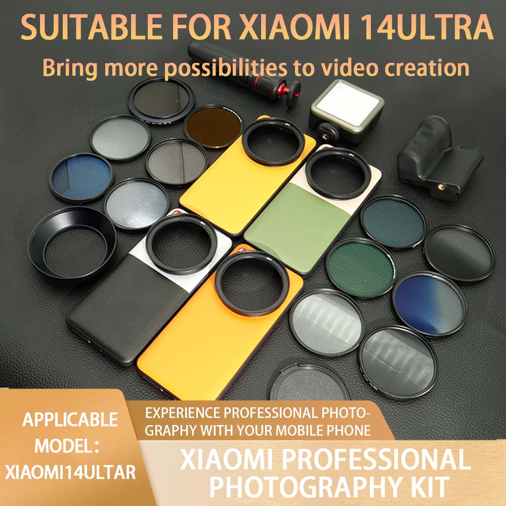 Photography Xiaomi 14 Ultra - Xiaomi 14用ウルトラ写真セット,レンズ,偏光フィルター,広角,スターライト,67mm