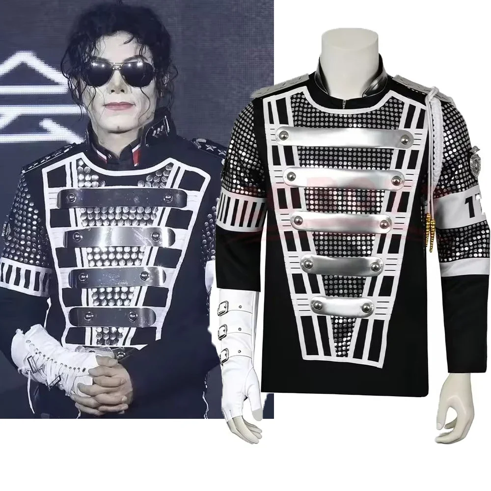 パンク・マイケル・ジャクソンのなりすまし衣装 ハロウィンパー - Photography Outfits のレビューと価格