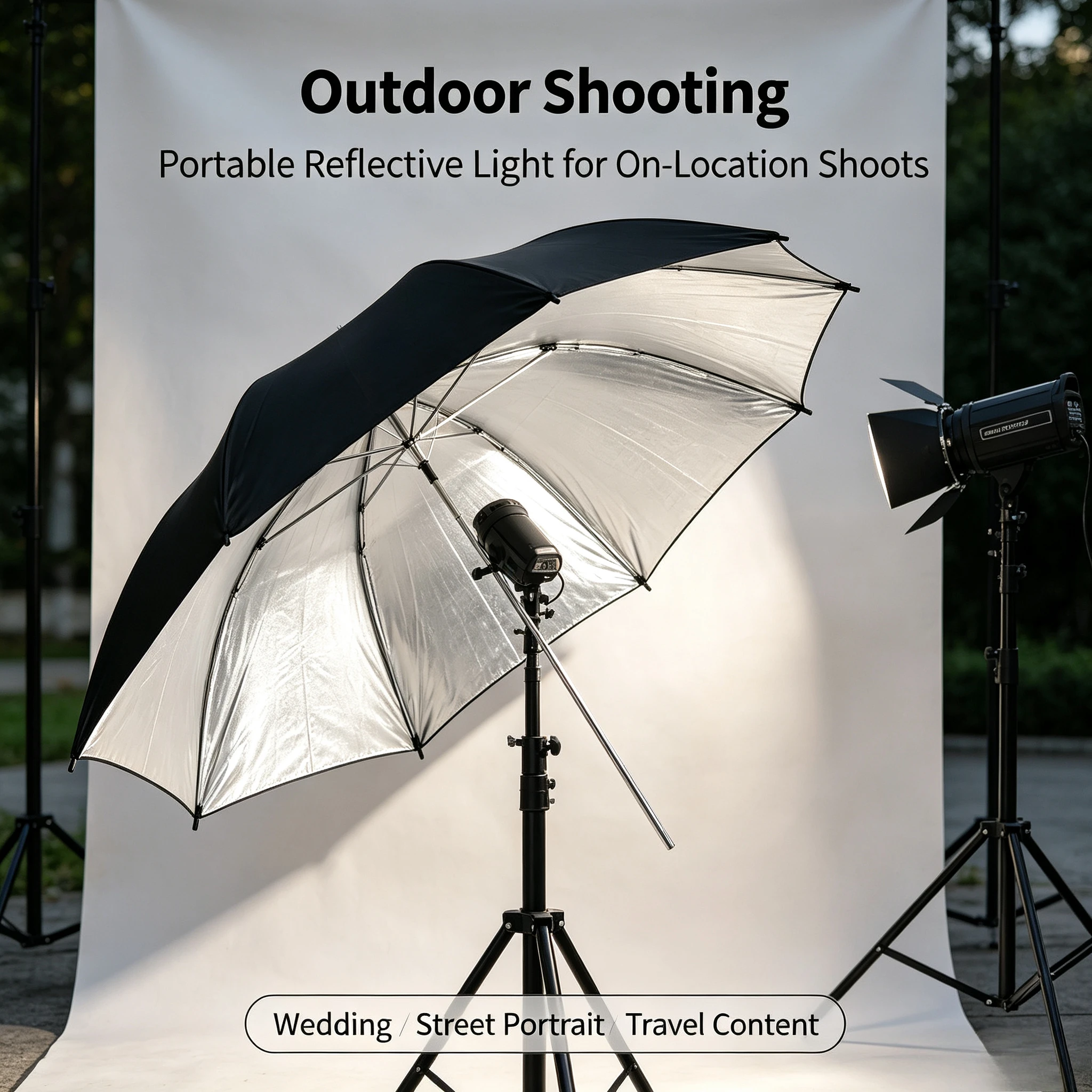 2026年 ブラック 耐久性のある33インチ反射傘 83CM - Photography Umbrella Lights のレビューと価格