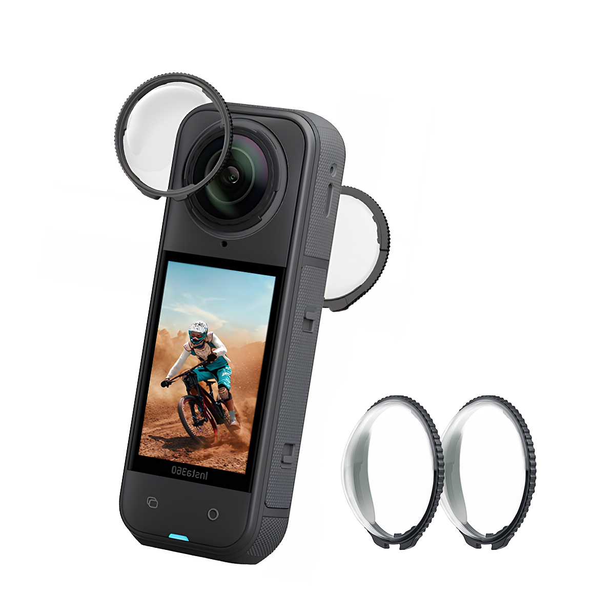 Insta360 ONE X5/X4/X3/X2 用デュアル - Insta360 Camera X3 のレビューと価格