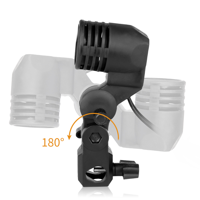 1.8mケーブル電球ホルダー,e26/e27電球ホルダー付き - Photography Umbrella Lights のレビューと価格