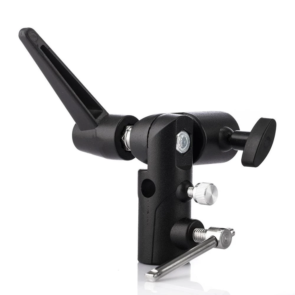 フラッシュブラケットホットシュー傘ホルダーライトスタンドブラ - Photography Umbrella Lights のレビューと価格