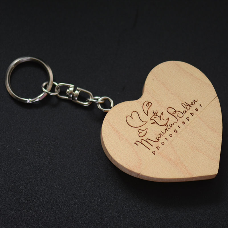 JASTER USB 2.0 木製ハートフラッシュドライブペ - Photography Of Memories のレビューと価格