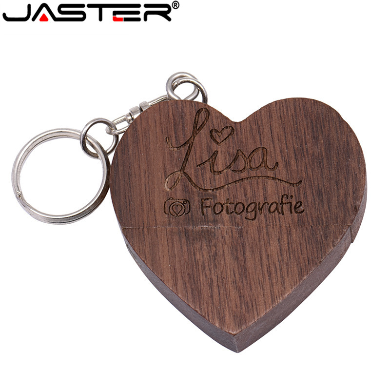 JASTER USB 2.0 木製ハートフラッシュドライブペ - Photography Of Memories のレビューと価格