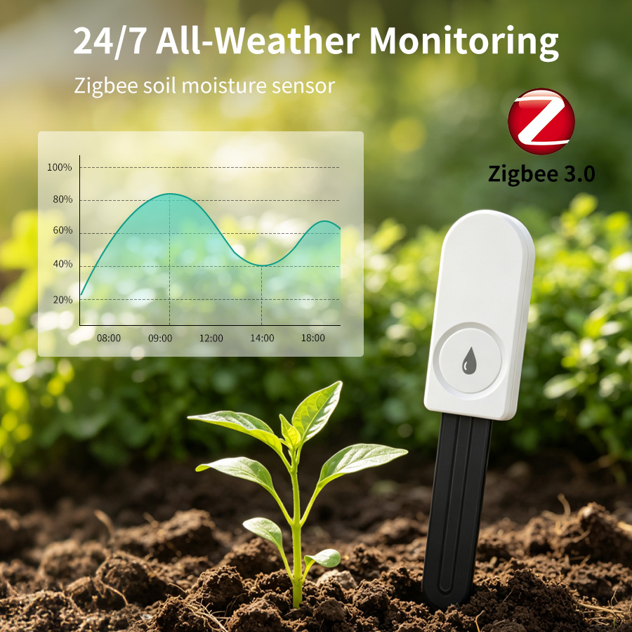 スマートZigBee土壌水分センサー 温度湿度計 温湿度計  - Intervalometer Timer のレビューと価格