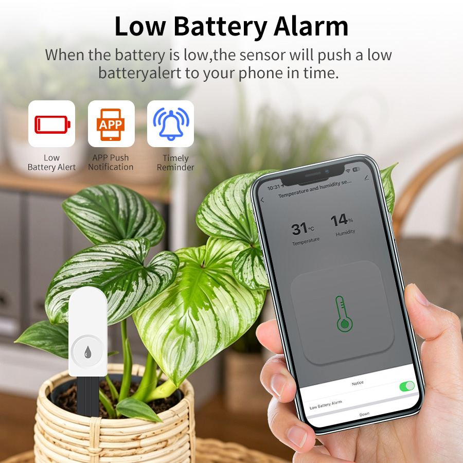 スマートZigBee土壌水分センサー 温度湿度計 温湿度計  - Intervalometer Timer のレビューと価格