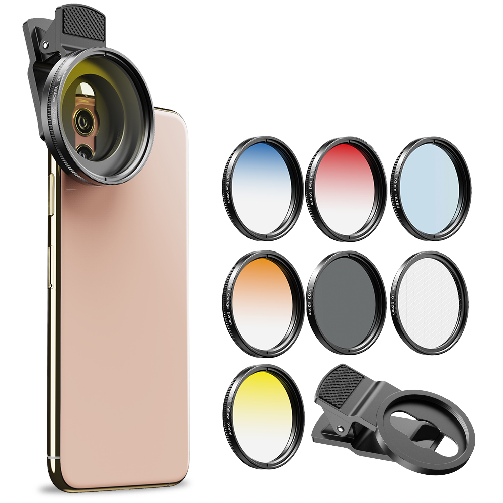 APEXEL 52mm 7in1 グラデーションフィルターレ - Photography Kit Samsung S26 Ultra のレビューと価格