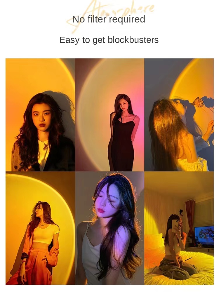 LED写真撮影懐中電灯rgbフィルライトクリエイティブ写真撮 - Photography Yellow Light のレビューと価格