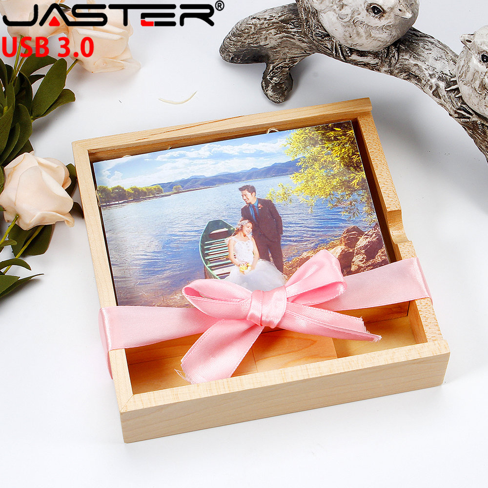 JASTER 木箱 USB フラッシュドライブ 128 ギガ - Photography Of Memories のレビューと価格