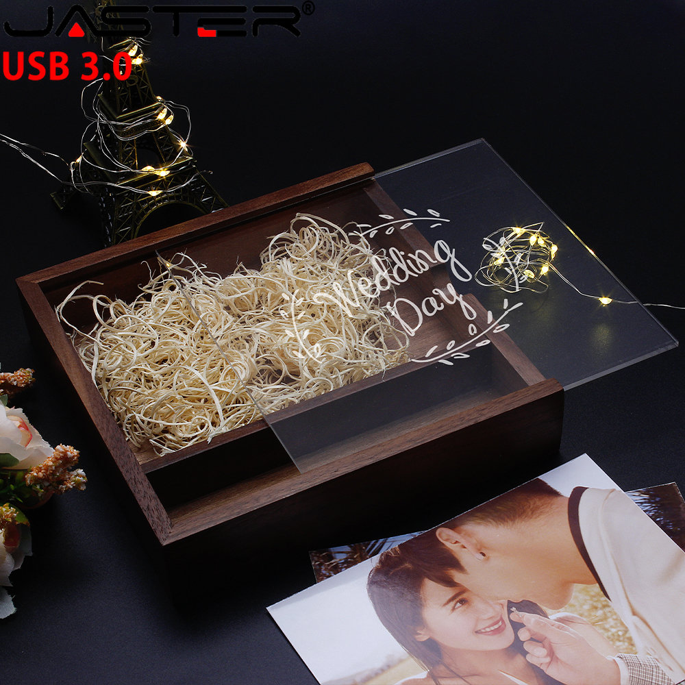 JASTER 木箱 USB フラッシュドライブ 128 ギガ - Photography Of Memories のレビューと価格