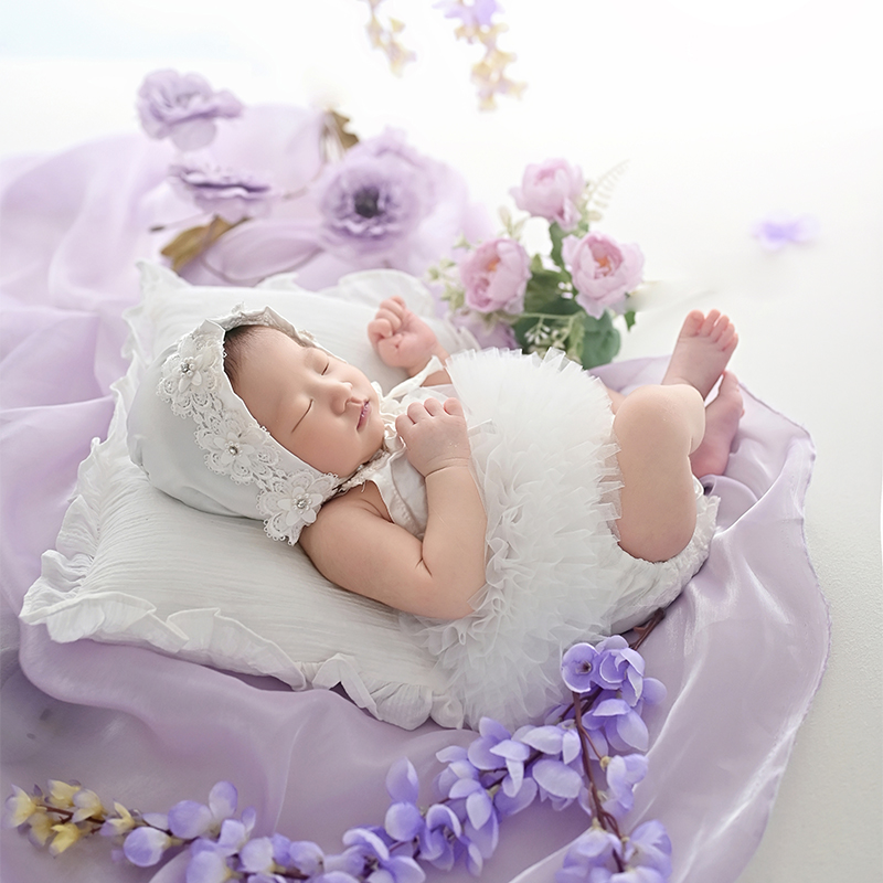 新生児写真撮影用衣装 女の赤ちゃん用レース帽子とチュチュスカ - Photography Outfits のレビューと価格