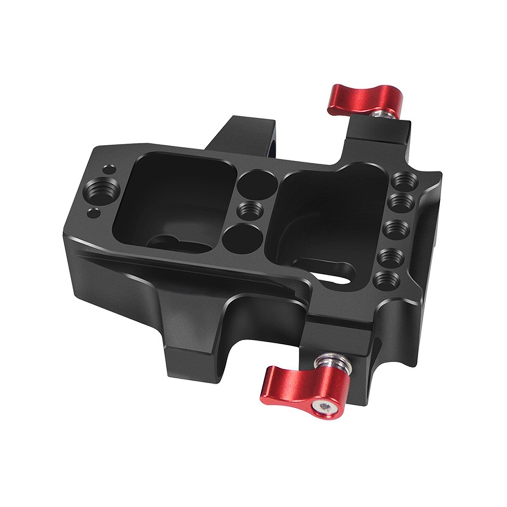 よく作られたユニバーサルベースプレート、デュアル15mmポー - Camera Cage Baseplate のレビューと価格