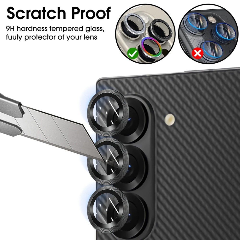 CDパターンガラスメタルリングプロテクターカメラ サムスン  - Photography Kit Samsung S26 Ultra のレビューと価格
