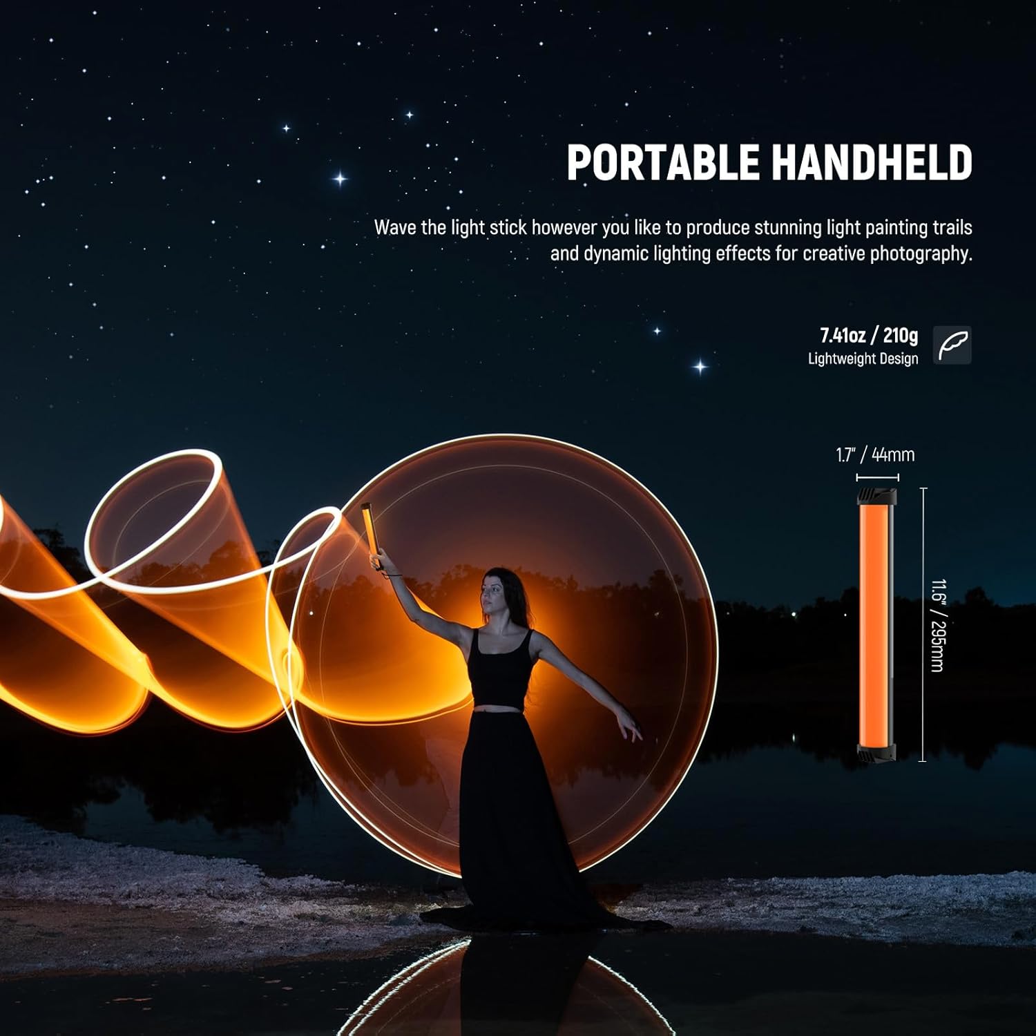 NEEWER ベーシック 12インチ 磁気RGBライトワンド - Photography Umbrella Lights のレビューと価格