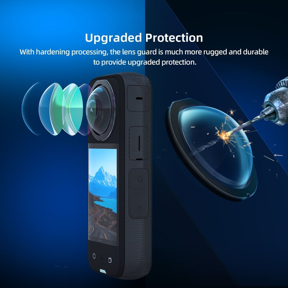 カメラカバー パノラマスティッキーレンズガード デュアルレン - Insta360 Camera X3 のレビューと価格