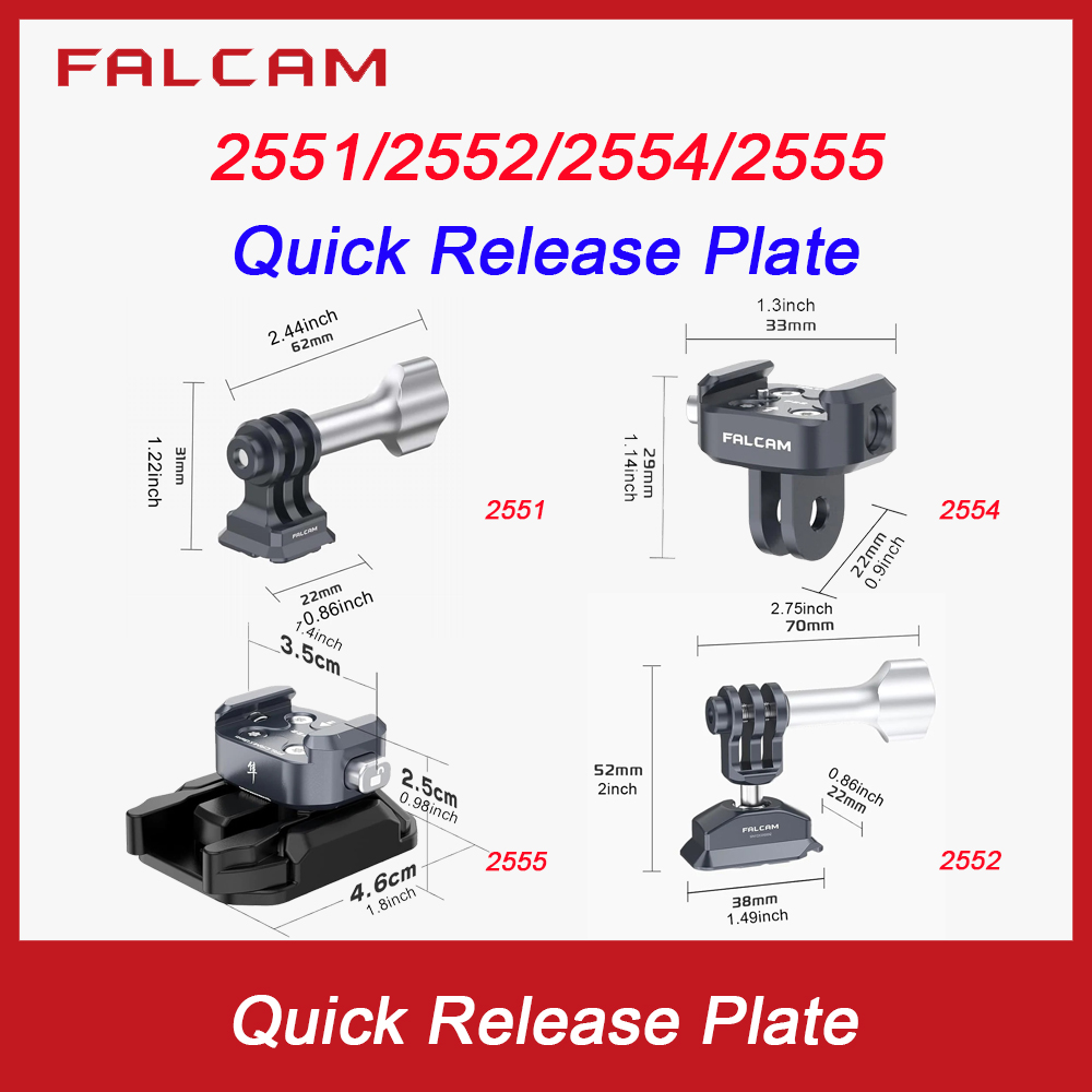 Falcam-アクションカメラキットf22,クイックリリース - Camera Cage Baseplate のレビューと価格