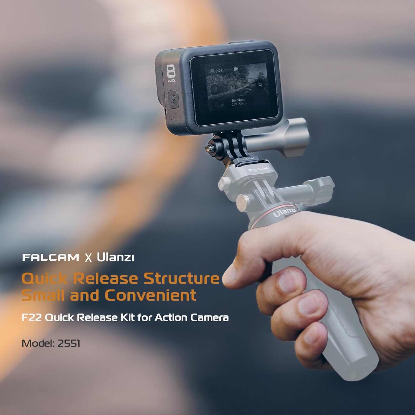 Falcam-アクションカメラキットf22,クイックリリース - Camera Cage Baseplate のレビューと価格