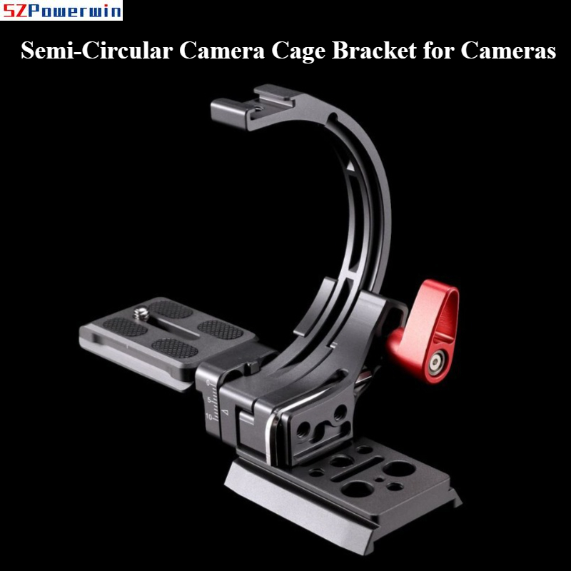 Powerwin 半円形カメラケージブラケット DSLR/ミ - Camera Cage Baseplate のレビューと価格