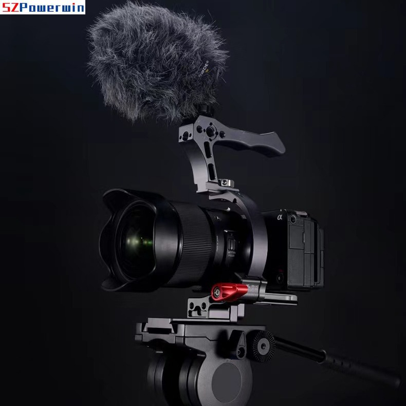 Powerwin 半円形カメラケージブラケット DSLR/ミ - Camera Cage Baseplate のレビューと価格