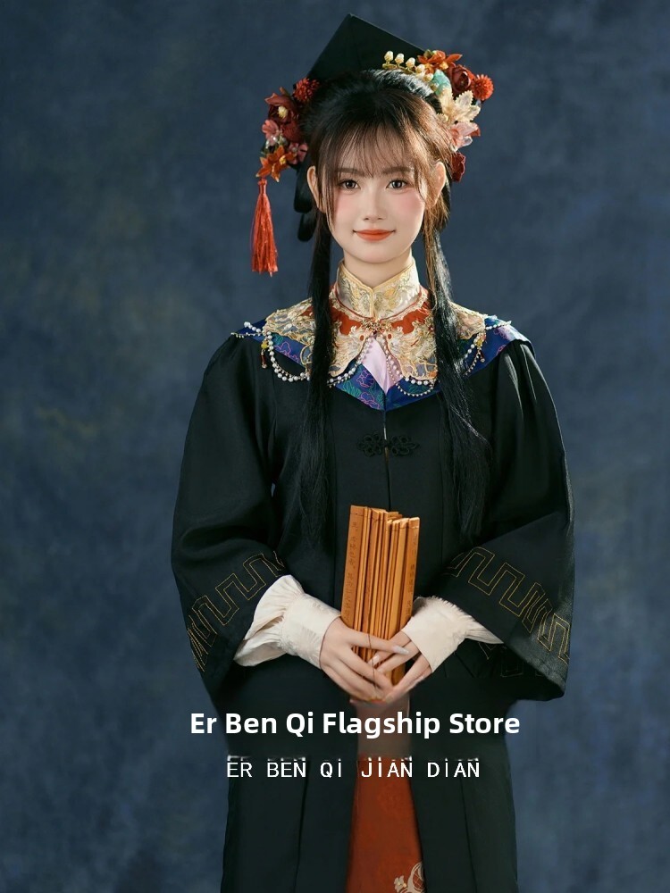 新中華風スタジオ写真撮影 明代漢服 女性用卒業式ガウン マフ - Photography Graduation のレビューと価格