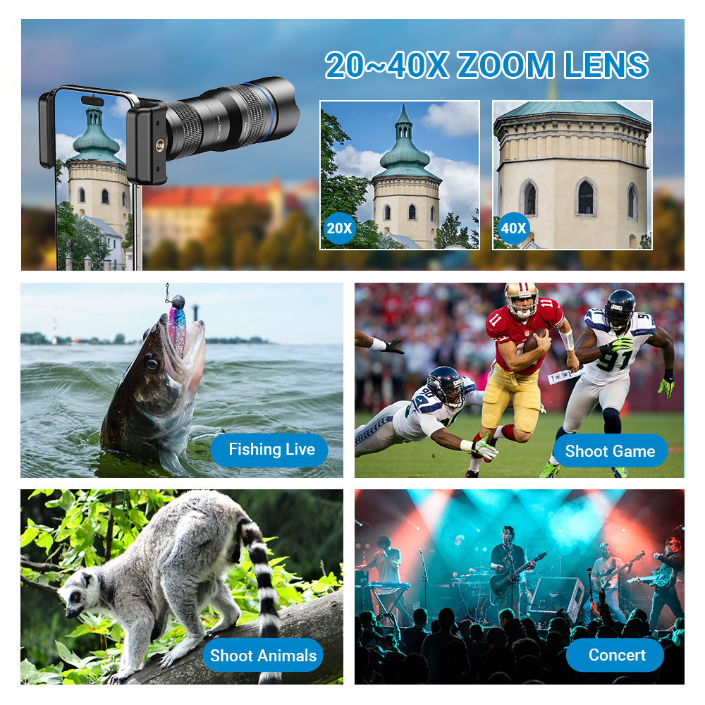 APEXEL HD メタル 20-40x ズーム望遠鏡望遠レ - Photography Kit Samsung S26 Ultra のレビューと価格