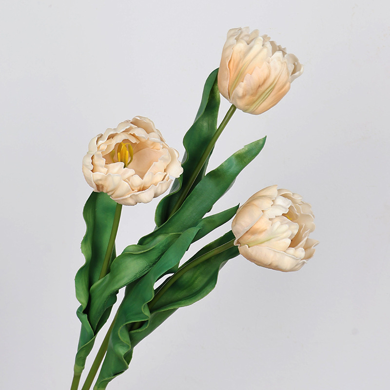 61CMの人工オウムとチューリップの造花、ウェディングの花嫁 - Photography Graduation のレビューと価格
